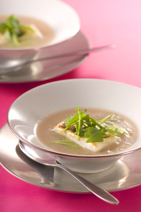 マルハ物産レシピ 焼餅とれんこんすりながし汁