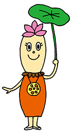 マルハ物産キャラクター レン子ちゃん