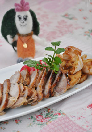 マルハ物産ご馳走歳時記3月 れんこんと豚肉の塩麹焼き